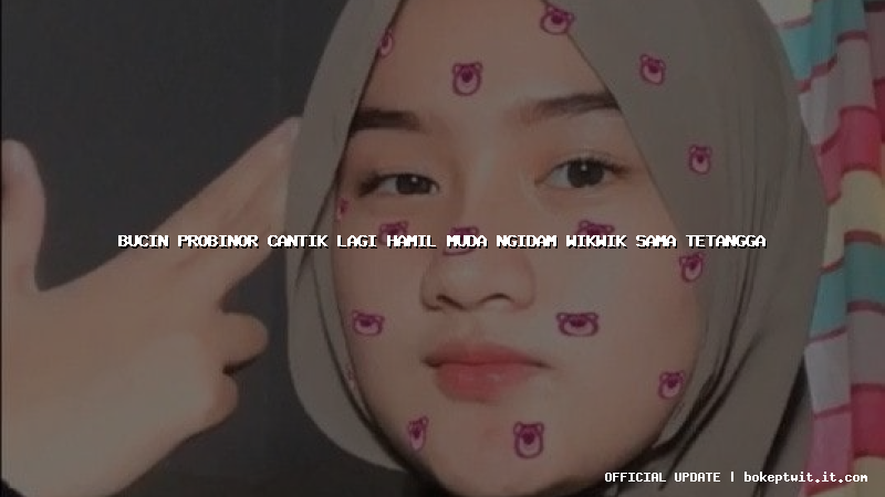 bucin probinor cantik lagi hamil muda ngidam wikwik sama tetangga
