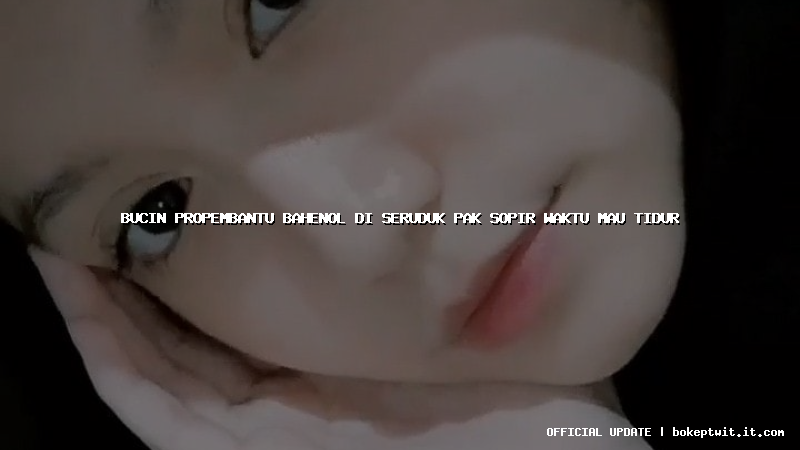 bucin propembantu bahenol di seruduk pak sopir waktu mau tidur