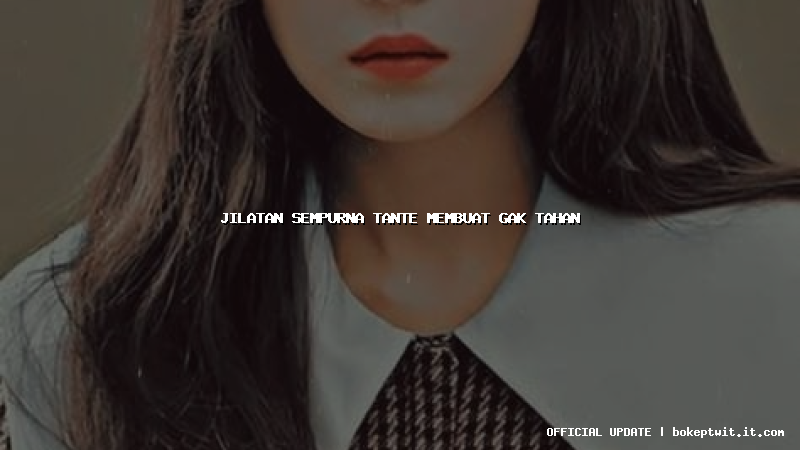 jilatan sempurna tante membuat gak tahan