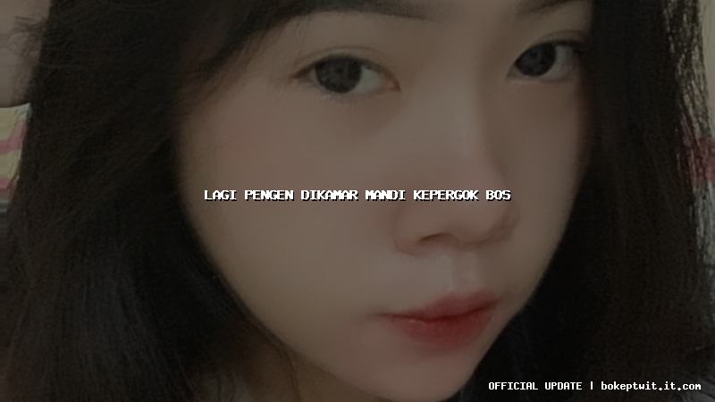 lagi pengen dikamar mandi kepergok bos