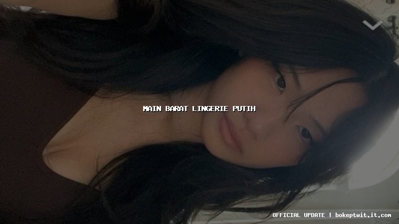 main barat lingerie putih