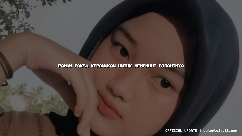 paman paksa keponakan untuk memenuhi birahinya